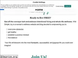 Sites similar to wildsimplejoy.com