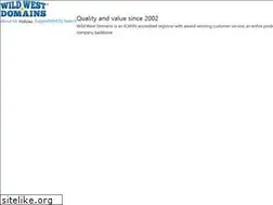Sites similar to wildwestdomains.com