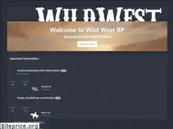 Sites similar to wildwestrp.com