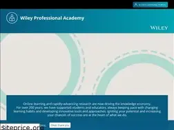 Sites similar to wileyprofessionalacademy.com