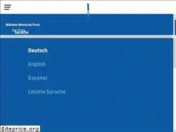 Sites similar to wilhelmwernickepreis.de