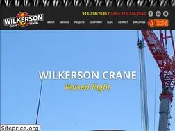 Sites similar to wilkersoncranerental.com