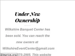 Sites similar to wilkshirebanquetcenter.com