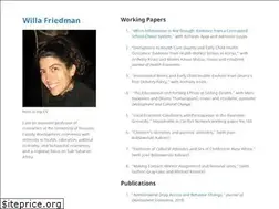 Sites similar to willafriedman.com