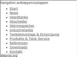 Sites similar to willi-tank.de