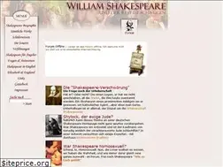 Sites similar to william-shakespeare.de