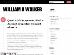 Sites similar to williamawalker.wordpress.com