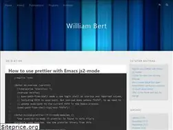 Sites similar to williambert.online