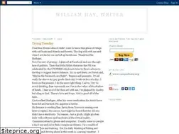 Sites similar to williamhaywriter.blogspot.com