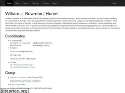 Sites similar to williamjbowman.com