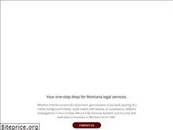 Sites similar to williamsinvestigations.net