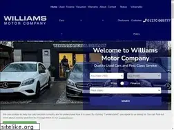 Sites similar to williamsmotor-company.co.uk