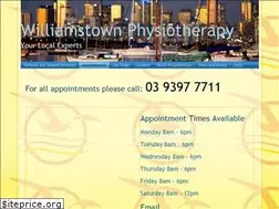 Sites similar to williamstownphysiotherapy.com.au