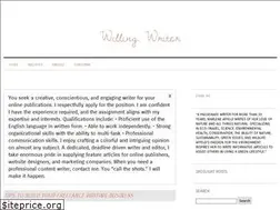 Sites similar to willingwriter.com