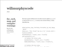 Sites similar to willmurphyscode.net