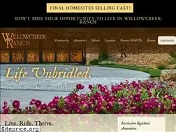 Sites similar to willowcreekranchtx.com