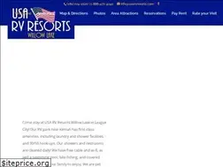 Sites similar to willowlakervresort.com