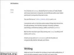 Sites similar to willrobbins.org