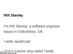 Sites similar to willstanley.co