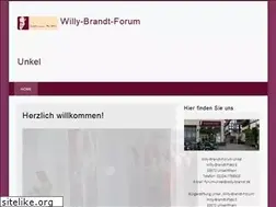Sites similar to willy-brandt-forum.com