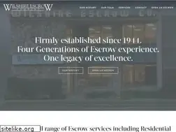 Sites similar to wilshire-escrow.com