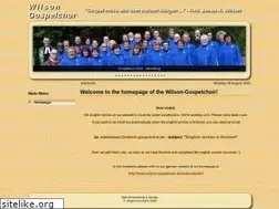 Sites similar to wilson-gospel-chor.de