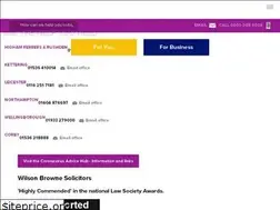 Sites similar to wilsonbrowne.co.uk