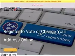 Sites similar to wilsonelections.com