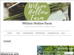 Sites similar to wilsonhollowfarm.com