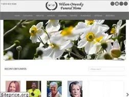 Sites similar to wilsonorwoskyfuneralhome.com