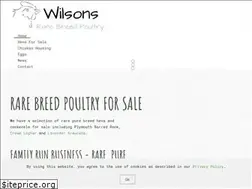 Sites similar to wilsonsrarebreedpoultry.co.uk