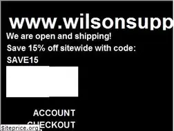 Sites similar to wilsonsupplements.com