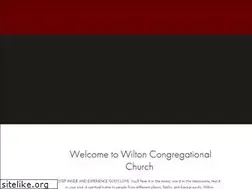 Sites similar to wiltoncongregational.org