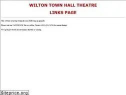 Sites similar to wiltontownhalltheatre.com