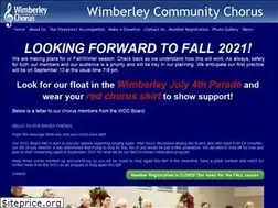 Sites similar to wimberleycommunitychorus.org