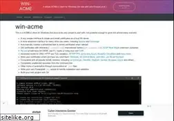 Sites similar to win-acme.com