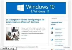 Sites similar to win10.fr