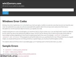 Sites similar to win32errors.com