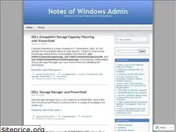 Sites similar to winadminnotes.wordpress.com