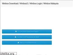 Sites similar to winbox.site