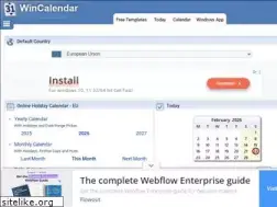 Sites similar to wincalendar.com