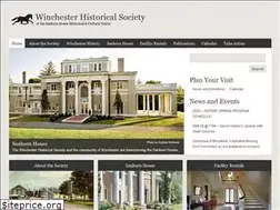 Sites similar to winchesterhistoricalsociety.org