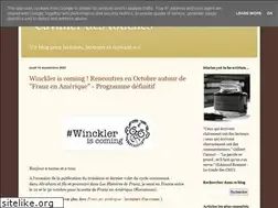 Sites similar to wincklersblog.blogspot.com