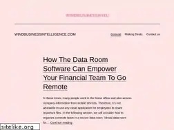 Sites similar to windbusinessintelligence.com