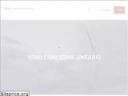 Sites similar to windconcernsontario.ca
