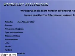 Sites similar to windkraft-betzenstein.de