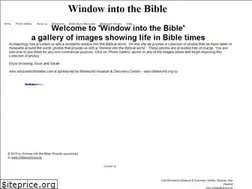 Sites similar to windowintothebible.com