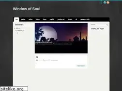 Sites similar to windowofsoul.blogspot.com