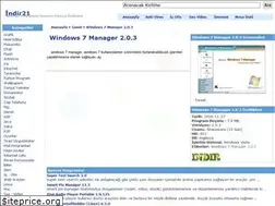 Sites similar to windows-7-manager-2-0-3-indir.indir21.com