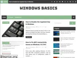 Sites similar to windowsbasics.com